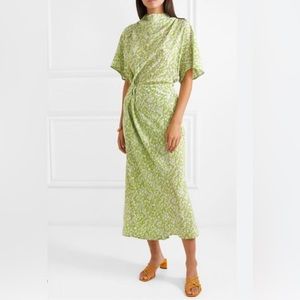 Stine Goya light Green Floral dress